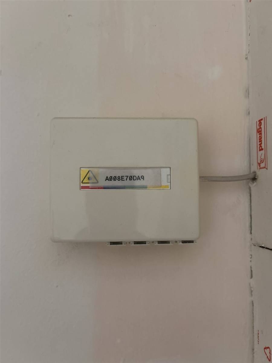 Mesure de la puissance optique au photomètre sur une prise fibre